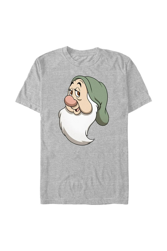 Mens Snow White and the Seven Dwarfs Bashful's Face T Shirt