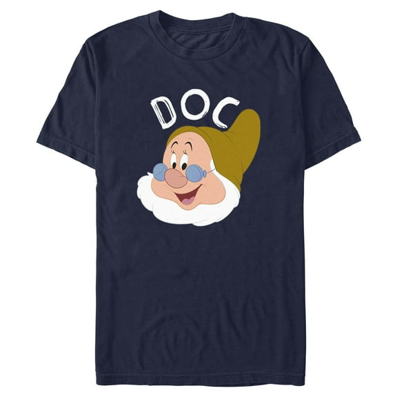 Mens Snow White and the Seven Dwarfs Doc Big Face T Shirt