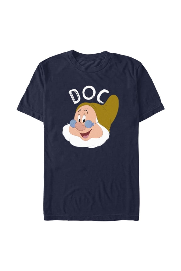 Mens Snow White and the Seven Dwarfs Doc Big Face T Shirt