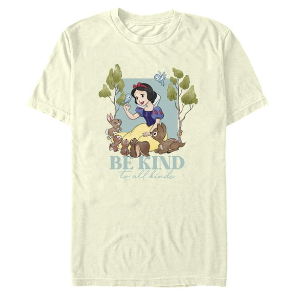 Mens Snow White and the Seven Dwarfs Forest Friends Be Kind to All Kinds T Shirt