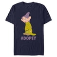 thumbnail image 1 of Mens Snow White and the Seven Dwarfs Hashtag Dopey T Shirt, 1 of 5