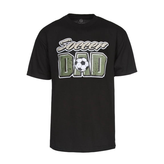 Mens Soccer Dad Short-Sleeve Black T-Shirt - 2X-Large