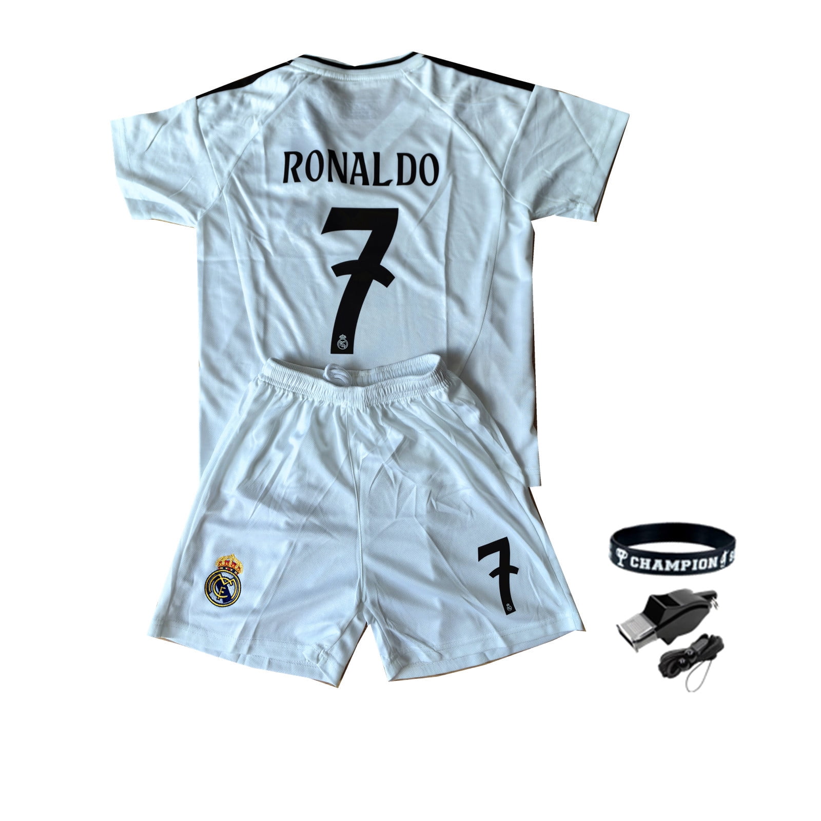 Big Kids Soccer Jersey Boys Football Uniforms For Ronaldo Fan Shirt