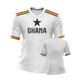 thumbnail image 1 of Mens Soccer Shirt Ghana Raglan Tops Short Sleeve Unique Graphic Tee for Modern Casual T Shirt Pattern Sports Fan Casual Tops Tee L, 1 of 2