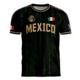 thumbnail image 1 of Mens Soccer Shirt Mexico Raglan Tops Short Sleeve Women T Shirt National Flag Shirts Name T Shirt Fan Casual Tops TeeL, 1 of 3