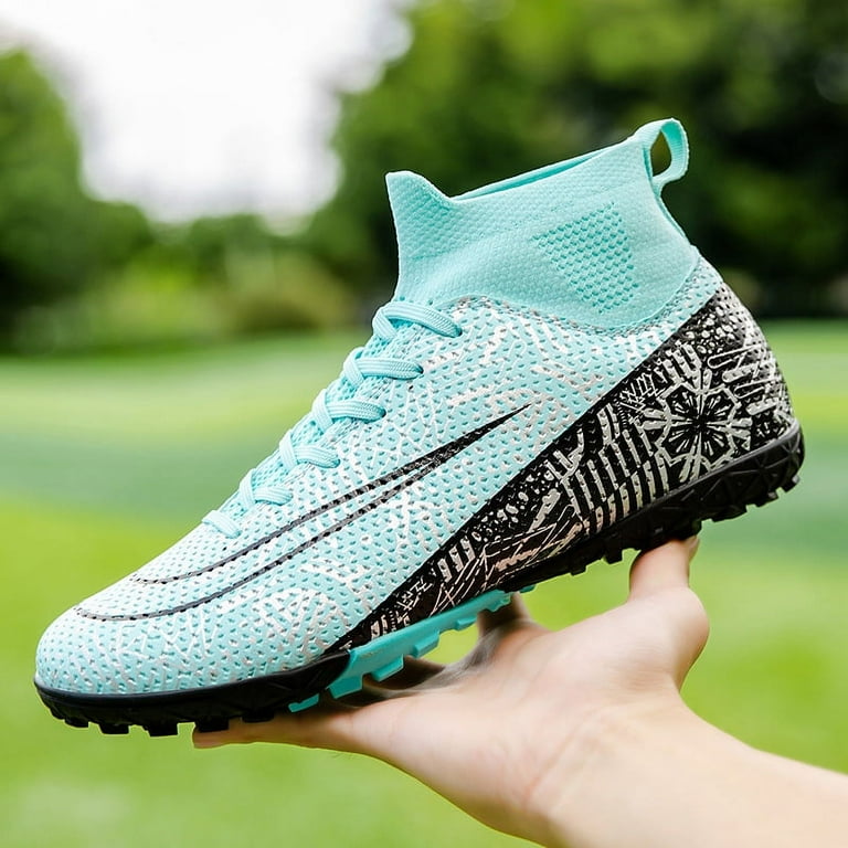 Mens Soccer Shoes Non Slip Football Boots Cleats Grass Soccer Sneakers Walmart