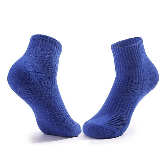 Mens Socks Outdoor Cycling Sports Color Blocked Socks for Men Blue Free Size