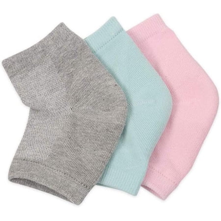 Mens Socks Womens Socks 3pcs Heel Moisturizing Socks Cracked Heels Rough Skin Anti-Dry Heel Lotion Spa Socks for Women Heel Repair (Mixed Color) Mens Socks Womens Socks