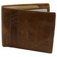 thumbnail image 1 of Mens Soft Genuine Leather Slim ID Bifold Wallet 60, 1 of 27