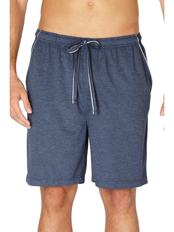 Intimo Men's Jam Workout Gym Fabric Knit Blend Lounge Pajama Shorts