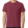 thumbnail image 1 of Mens Soft Pigment Dyed Cotton Tee Shirt, 3XL Merlot, 1 of 3