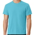 thumbnail image 1 of Mens Soft Pigment Dyed Cotton Tee Shirt, 3XL Tidal Wave Blue, 1 of 3