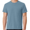 thumbnail image 1 of Mens Soft Pigment Dyed Cotton Tee Shirt, Small Mist Blue, 1 of 3