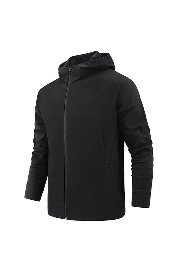 Mens Softshell Jacket Zip up Lightweight Water Resistant Jackets Solid Color Bomber Varsity Coat Stand-Up Spring Fall Windbreaker Baseball Long Sleeve Street Tactical Outwear