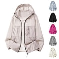 thumbnail image 1 of Mens Softshell Lightweight Jacket Full Zip Hooded Athletic Jacket Unlined Quick-drying Coat for Cycling Outdoor Big and Tall Size S-4XL White, 1 of 8
