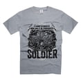 thumbnail image 1 of Mens Soldier T-shirt Soldier Patriotic Shirt Soldier Birthday Christmas Gifts Soldier Military Shirt (Large Grey), 1 of 6