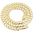 thumbnail image 1 of Mens Solid 10K Yellow Gold Cuban Curb Link Chain Necklace 8.5 MM 20 Inches, 1 of 6