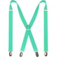 thumbnail image 1 of Mens Solid Color Suspender with 4 Clips Adjustable Braces, 1 of 1