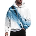 thumbnail image 1 of Mens Solid Color Sweatshirt Men's Sweatshirts Dressy Mens Quarter Zip Pullover Fleece Men's Hoodies Trendy Striped Sweater Men Cotton, 1 of 6