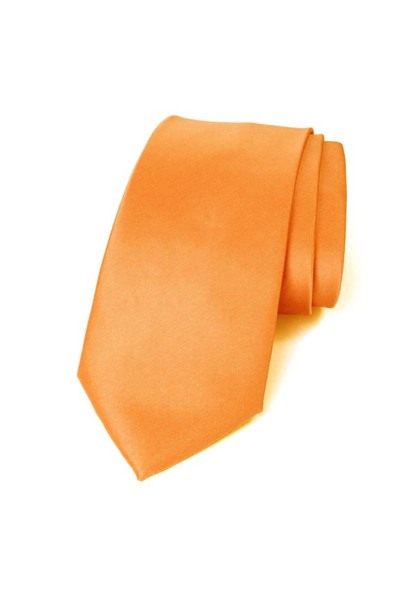 Mens Solid ColorTie Woven Wedding Necktie 3.5" For Men Satin Finish