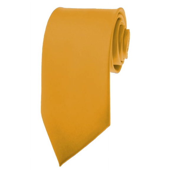 Mens Solid Gold Bar Ties Necktie