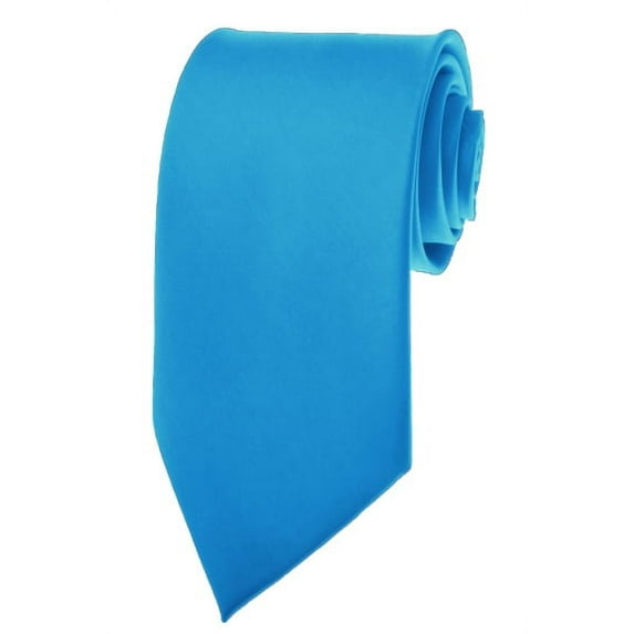 Mens Solid Peacock Ties Necktie