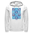 thumbnail image 1 of Mens Sonic the Hedgehog Classic Poses Lightweight Hoodie, 1 of 4