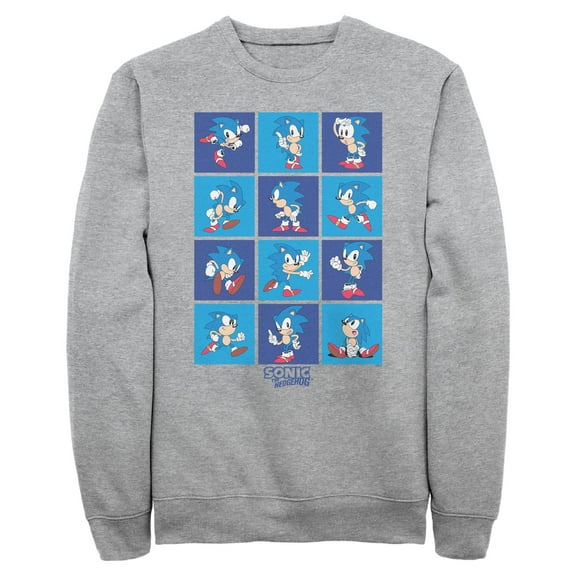 Mens Sonic the Hedgehog Classic Poses Sweatshirt
