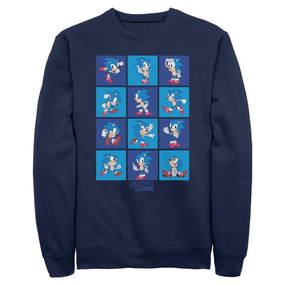 Mens Sonic the Hedgehog Classic Poses Sweatshirt