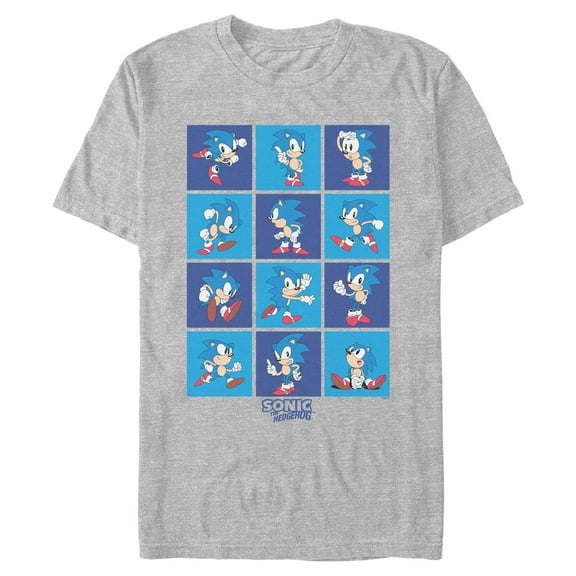 Mens Sonic the Hedgehog Classic Poses T Shirt