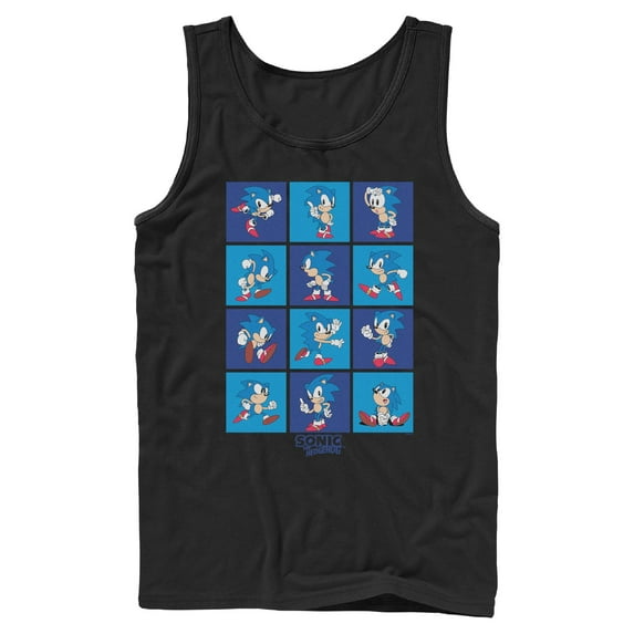 Mens Sonic the Hedgehog Classic Poses Tank Top