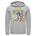 thumbnail image 1 of Mens Sonic the Hedgehog Classic Trio Pose Lightweight Hoodie, 1 of 4