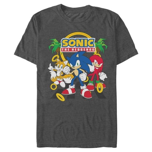 Mens Sonic the Hedgehog Classic Trio Pose T Shirt