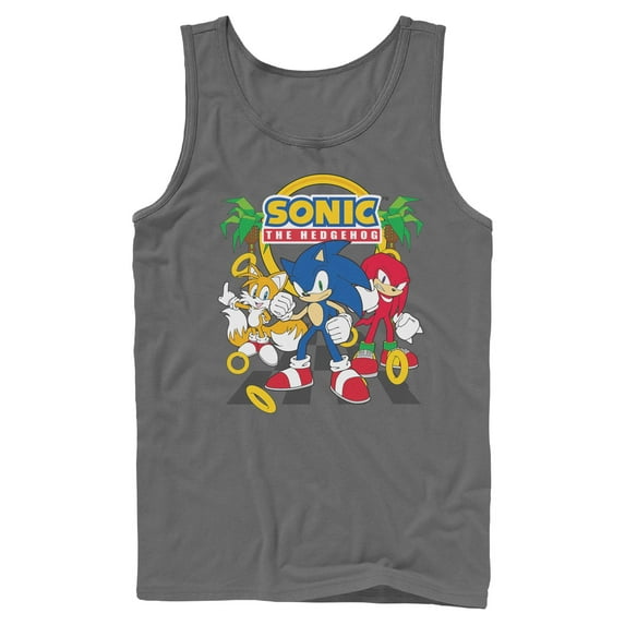 Mens Sonic the Hedgehog Classic Trio Pose Tank Top