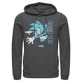 thumbnail image 1 of Mens Sonic the Hedgehog Game On Pose Lightweight Hoodie, 1 of 4