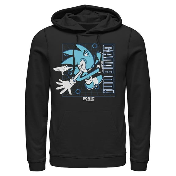 Mens Sonic the Hedgehog Game On Pose Lightweight Hoodie