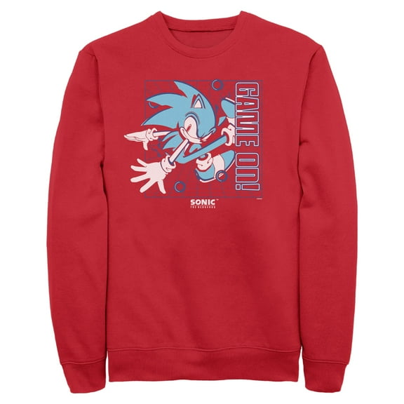 Mens Sonic the Hedgehog Game On Pose Sweatshirt