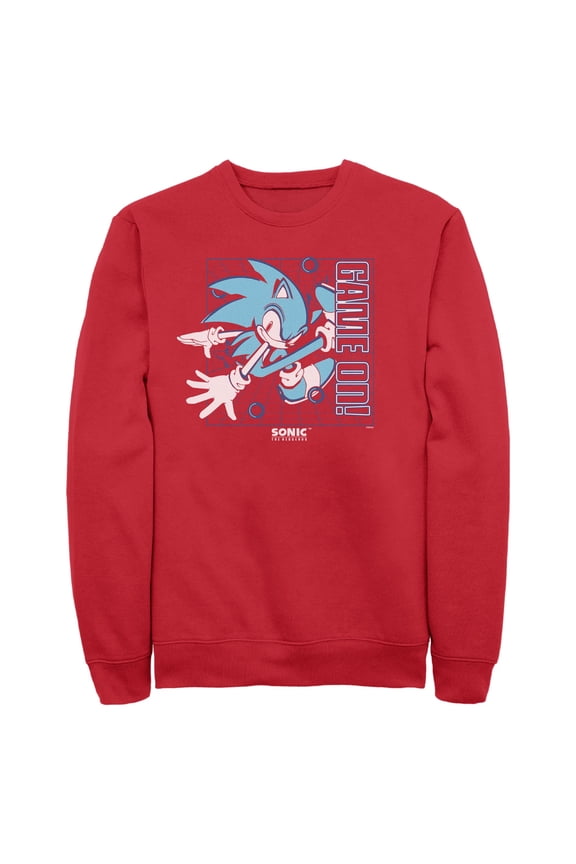 Mens Sonic the Hedgehog Game On Pose Sweatshirt