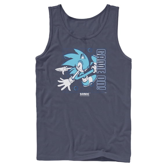 Mens Sonic the Hedgehog Game On Pose Tank Top