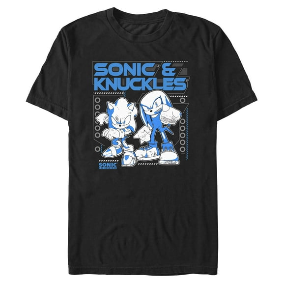 Mens Sonic the Hedgehog Knuckles Duo T Shirt