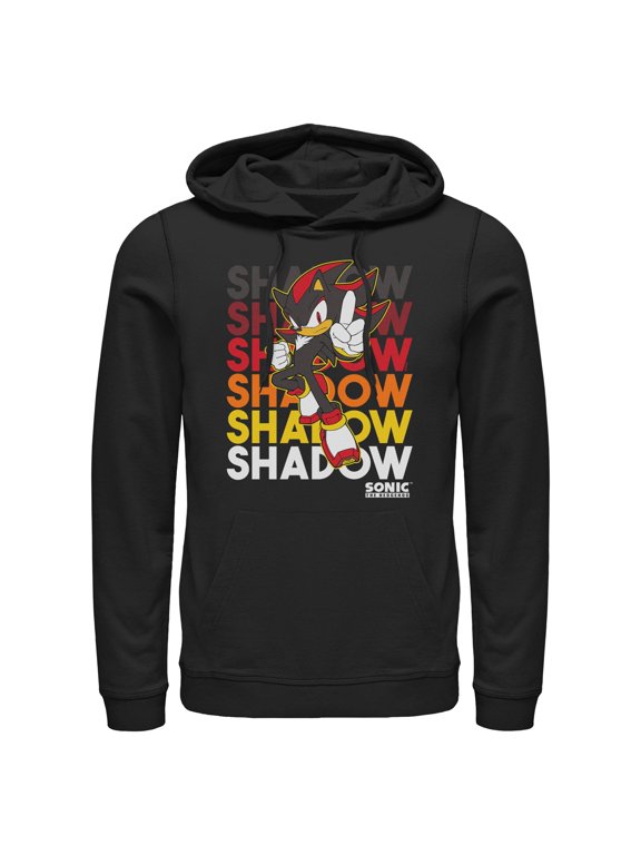 Mens Sonic the Hedgehog Shadow Stack Lightweight Hoodie