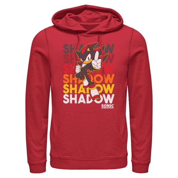 Mens Sonic the Hedgehog Shadow Stack Lightweight Hoodie