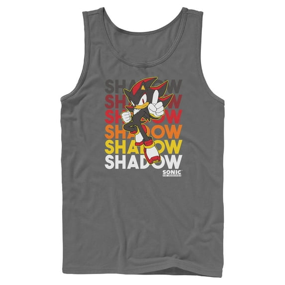 Mens Sonic the Hedgehog Shadow Stack Tank Top