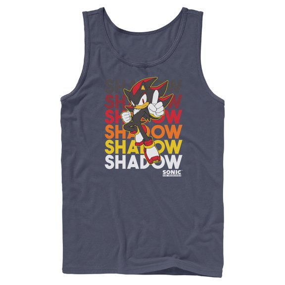 Mens Sonic the Hedgehog Shadow Stack Tank Top