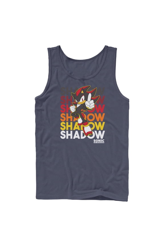 Mens Sonic the Hedgehog Shadow Stack Tank Top