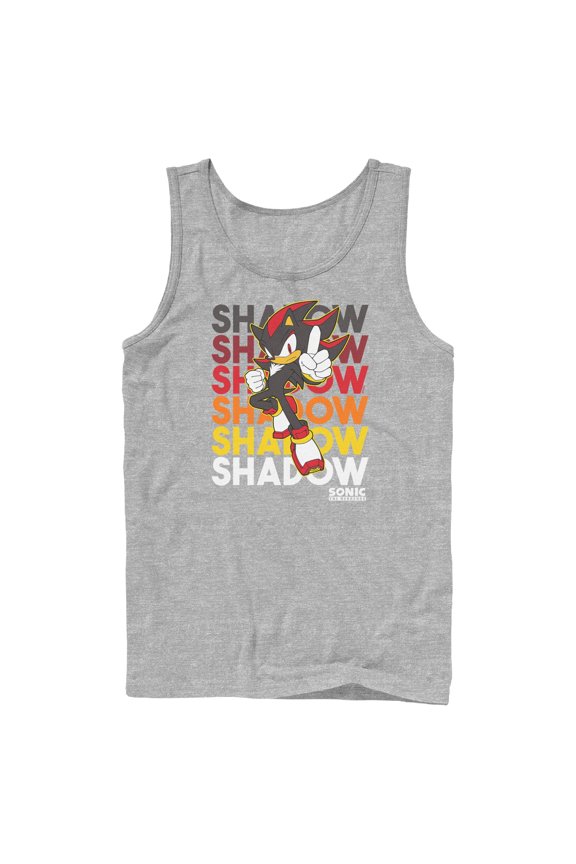 Mens Sonic the Hedgehog Shadow Stack Tank Top