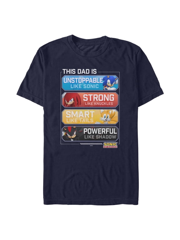 Mens Sonic the Hedgehog This Dad Is Quote T Shirt
