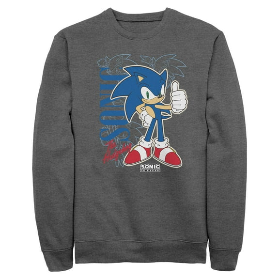 Mens Sonic the Hedgehog Thumbs Up Sweatshirt