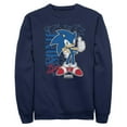 thumbnail image 1 of Mens Sonic the Hedgehog Thumbs Up Sweatshirt, 1 of 4