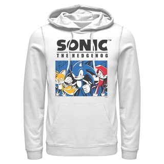 Mens Sonic the Hedgehog Trio Group Shot Lightweight Hoodie
